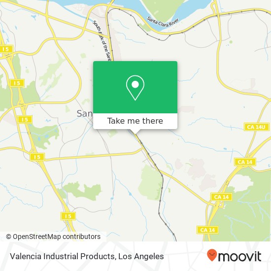 Valencia Industrial Products map