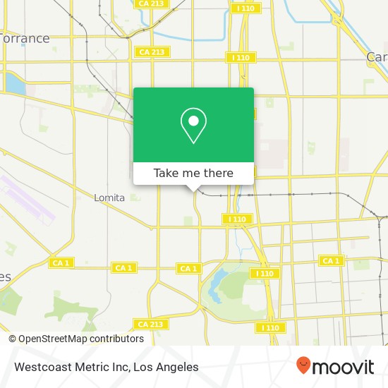 Westcoast Metric Inc map