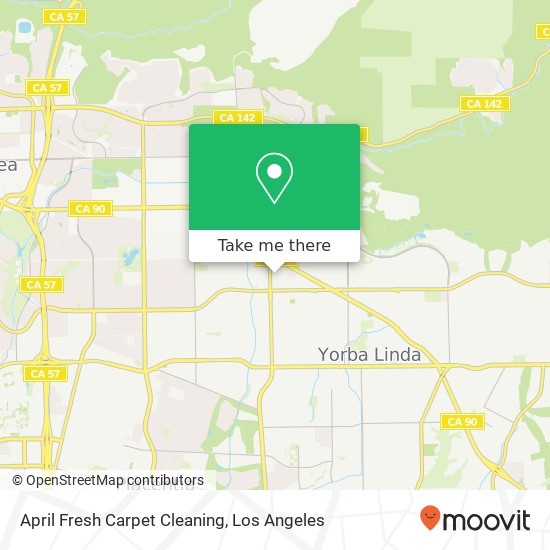 April Fresh Carpet Cleaning map