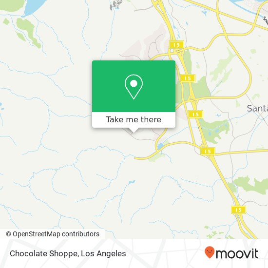 Mapa de Chocolate Shoppe