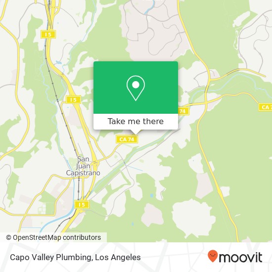 Capo Valley Plumbing map