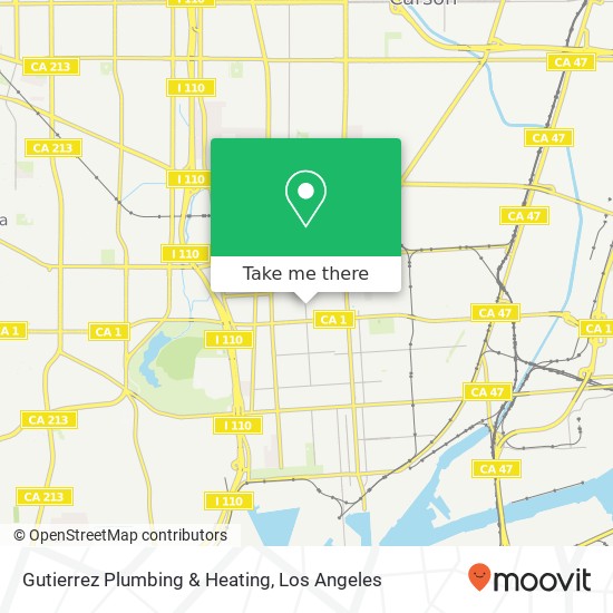 Gutierrez Plumbing & Heating map