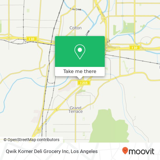 Qwik Korner Deli Grocery Inc map