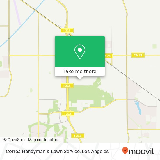 Mapa de Correa Handyman & Lawn Service