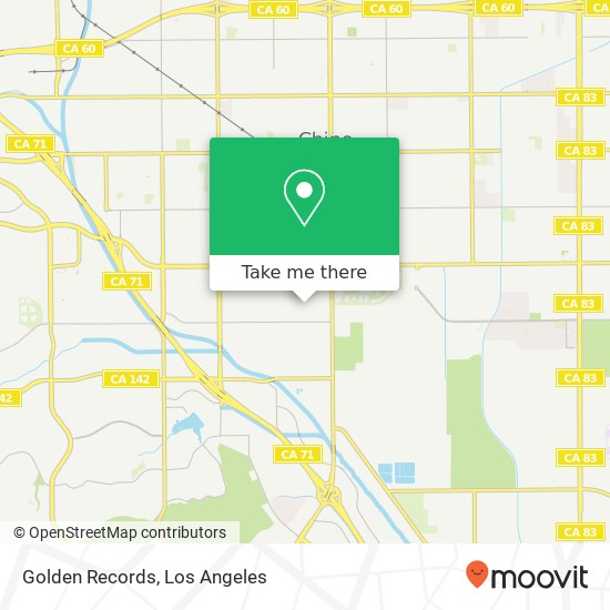 Golden Records map