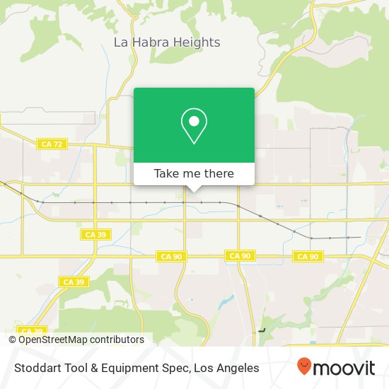 Stoddart Tool & Equipment Spec map