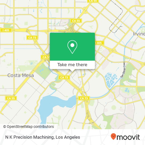 N K Precision Machining map