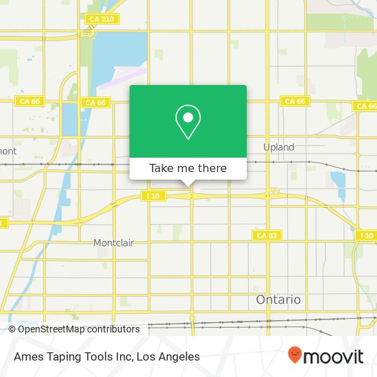 Ames Taping Tools Inc map