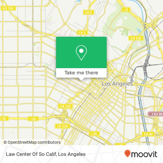 Law Center Of So Calif map