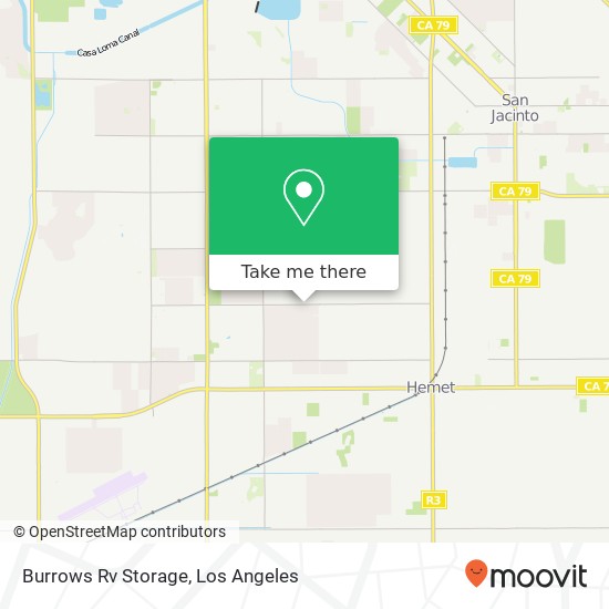 Burrows Rv Storage map