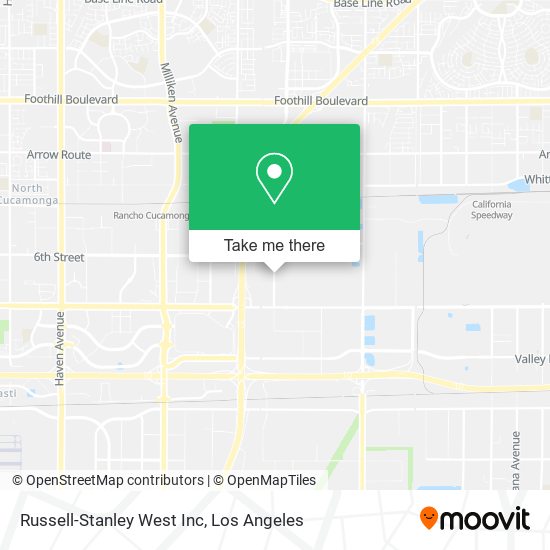 Russell-Stanley West Inc map
