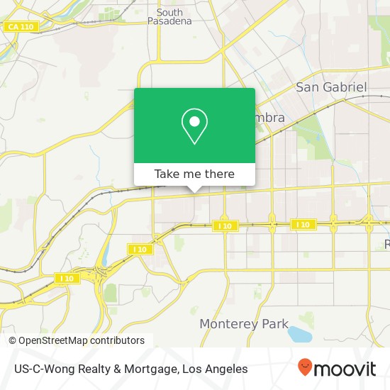 US-C-Wong Realty & Mortgage map