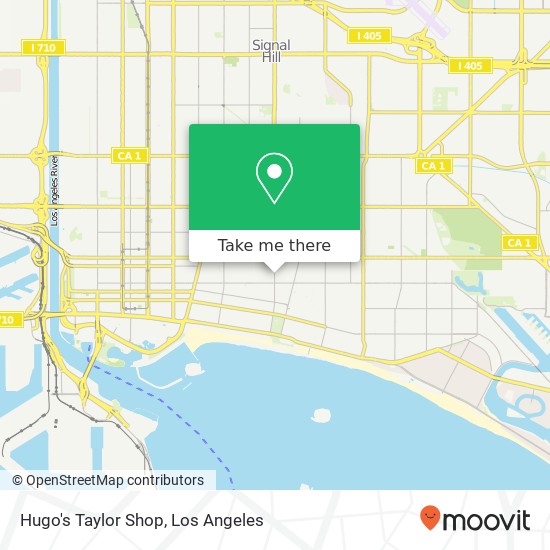 Hugo's Taylor Shop map