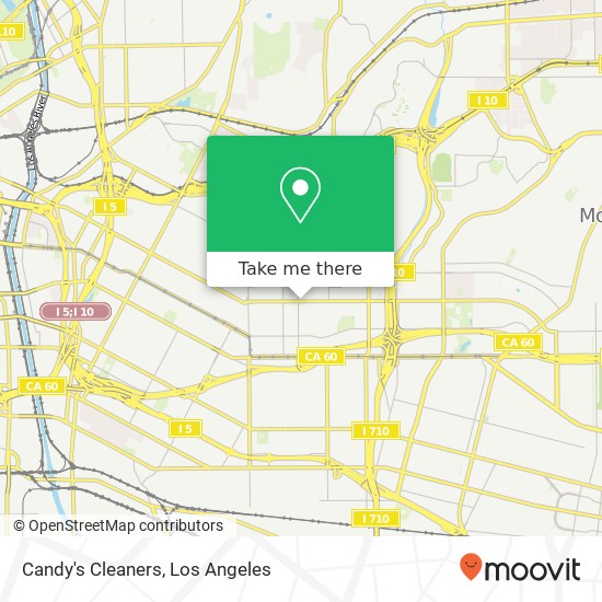 Candy's Cleaners map