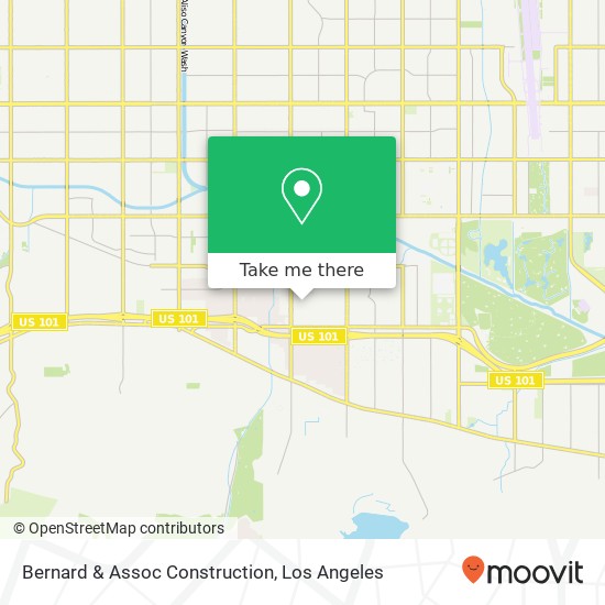 Bernard & Assoc Construction map