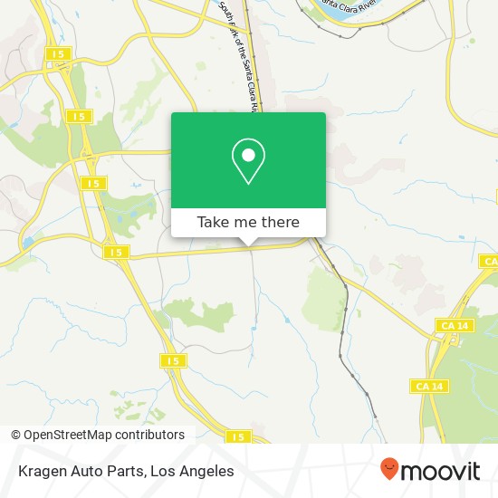 Mapa de Kragen Auto Parts