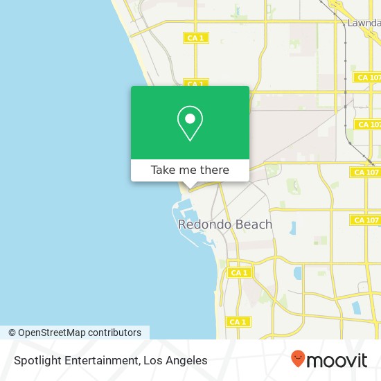 Mapa de Spotlight Entertainment