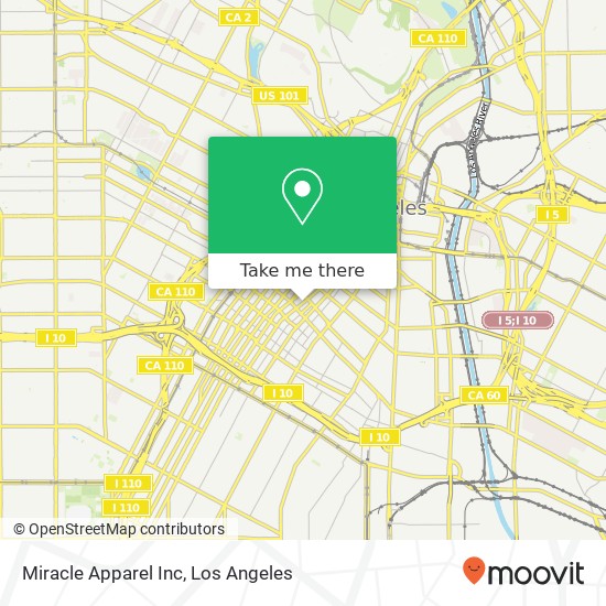 Miracle Apparel Inc map