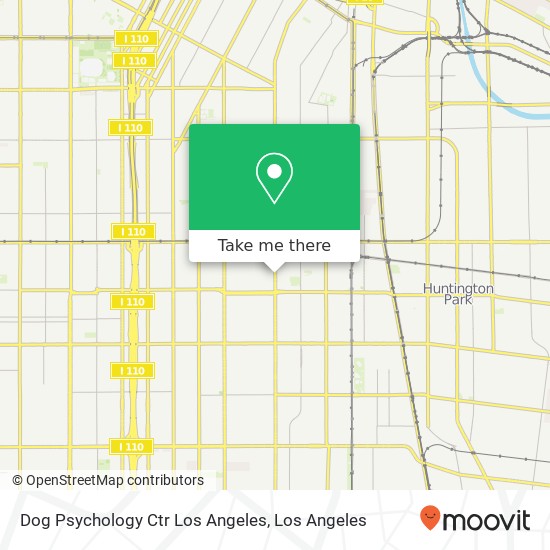 Mapa de Dog Psychology Ctr Los Angeles