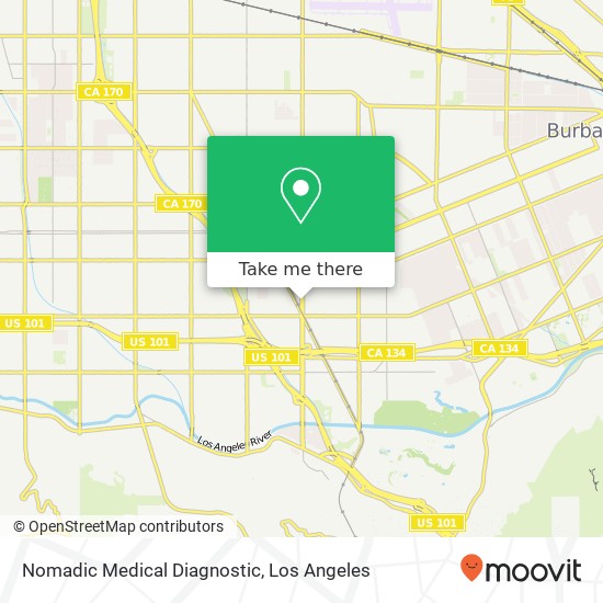 Mapa de Nomadic Medical Diagnostic