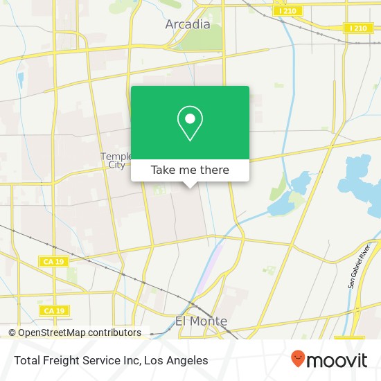 Total Freight Service Inc map