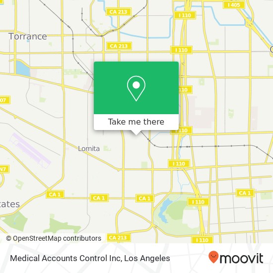 Medical Accounts Control Inc map