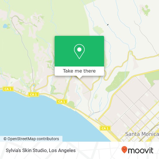Sylvia's Skin Studio map