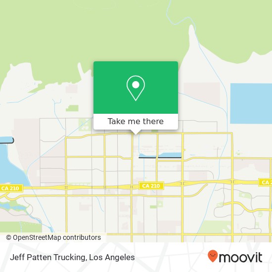 Jeff Patten Trucking map