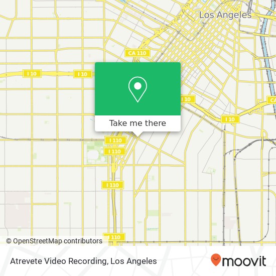 Atrevete Video Recording map