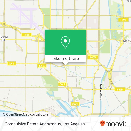 Compulsive Eaters Anonymous map