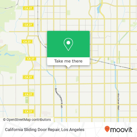 California Sliding Door Repair map