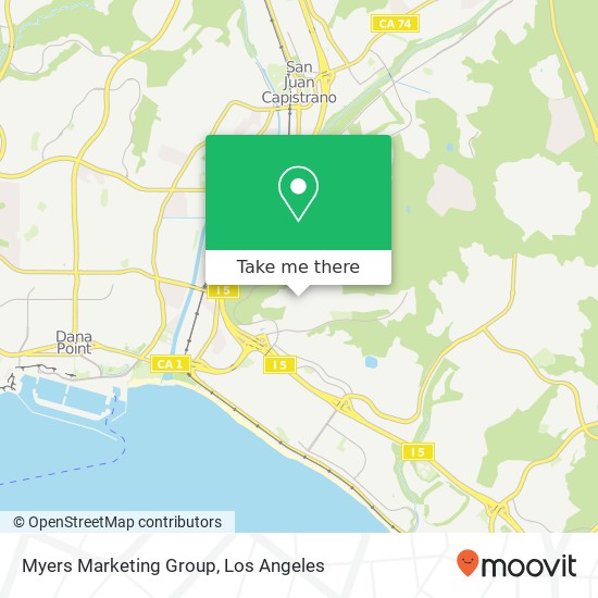 Mapa de Myers Marketing Group