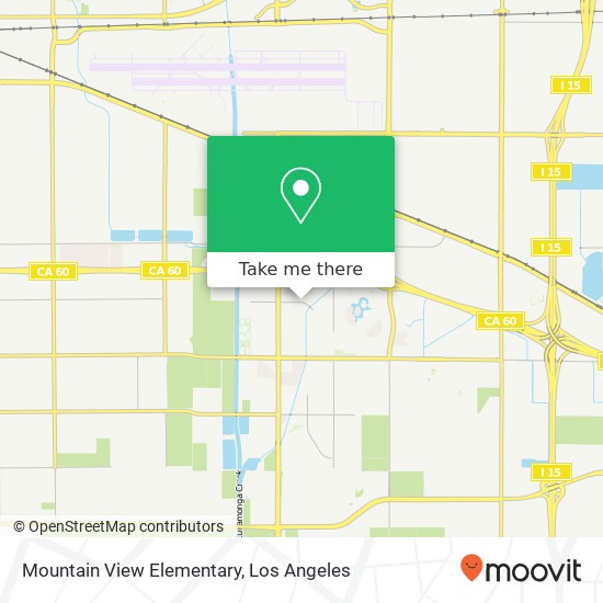 Mountain View Elementary map