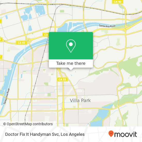 Mapa de Doctor Fix It Handyman Svc