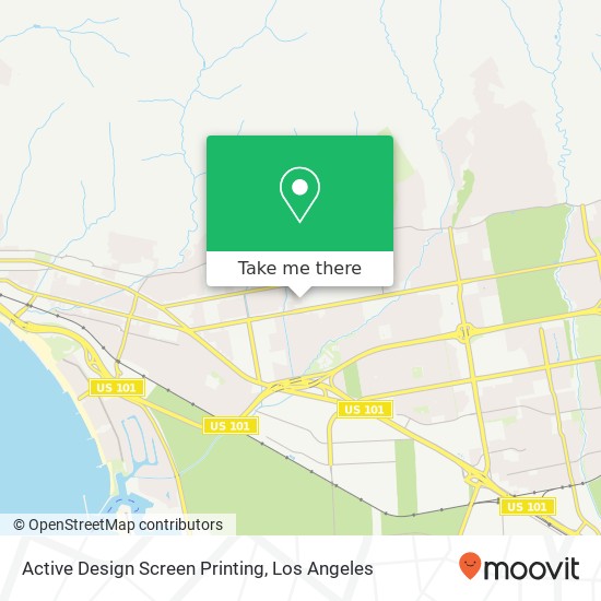 Active Design Screen Printing map