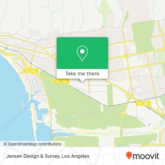 Mapa de Jensen Design & Survey