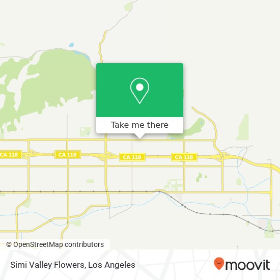 Simi Valley Flowers map