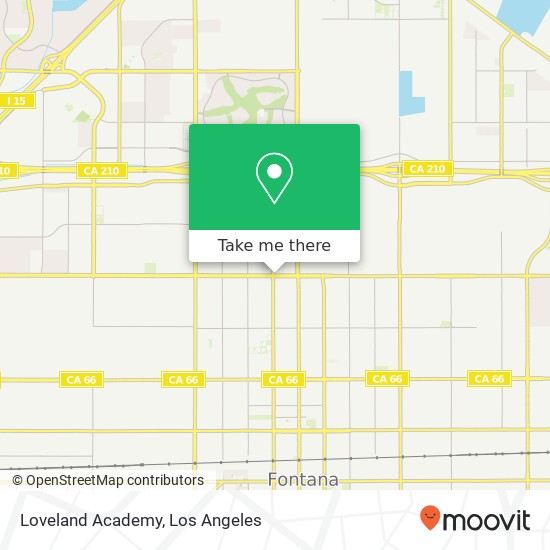 Loveland Academy map