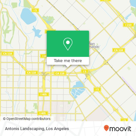 Antonis Landscaping map