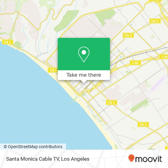 Santa Monica Cable TV map