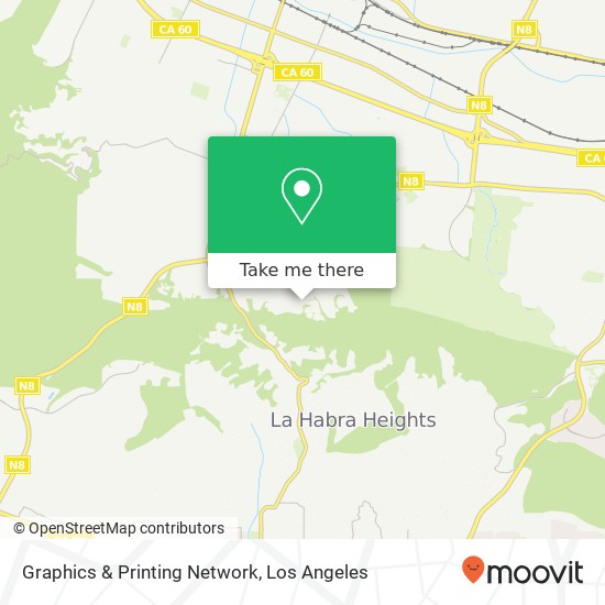 Graphics & Printing Network map