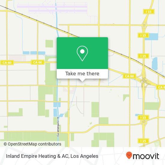 Mapa de Inland Empire Heating & AC