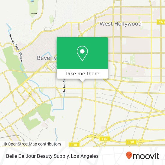 Belle De Jour Beauty Supply map