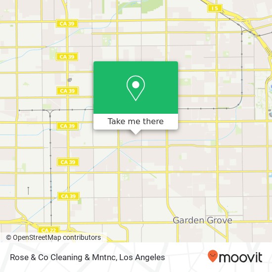 Rose & Co Cleaning & Mntnc map