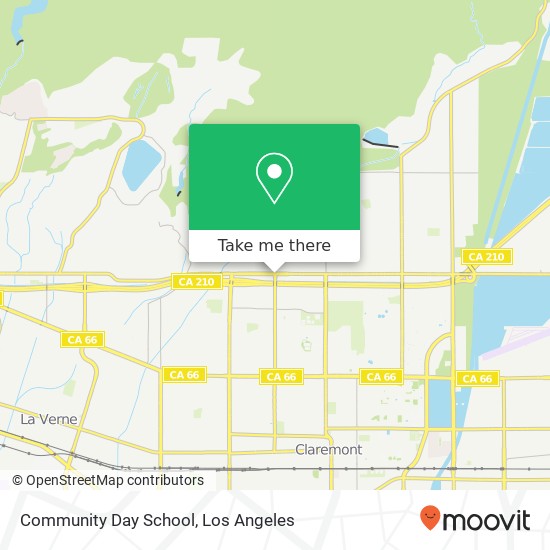 Community Day School map
