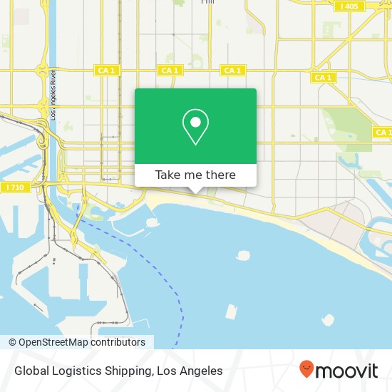Mapa de Global Logistics Shipping