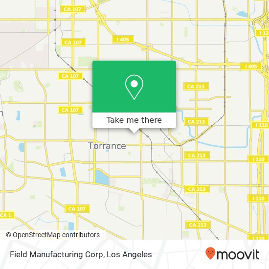 Field Manufacturing Corp map