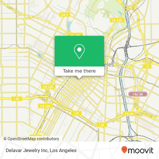 Delavar Jewelry Inc map