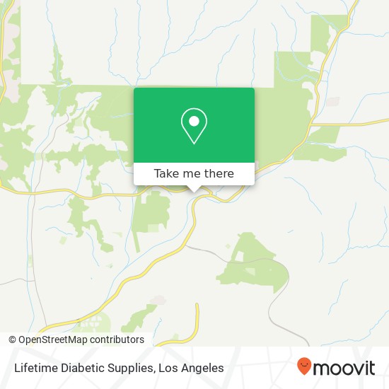 Lifetime Diabetic Supplies map