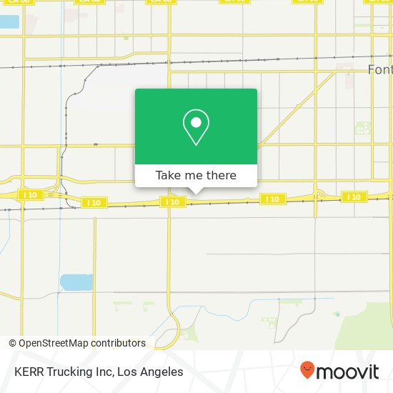 KERR Trucking Inc map